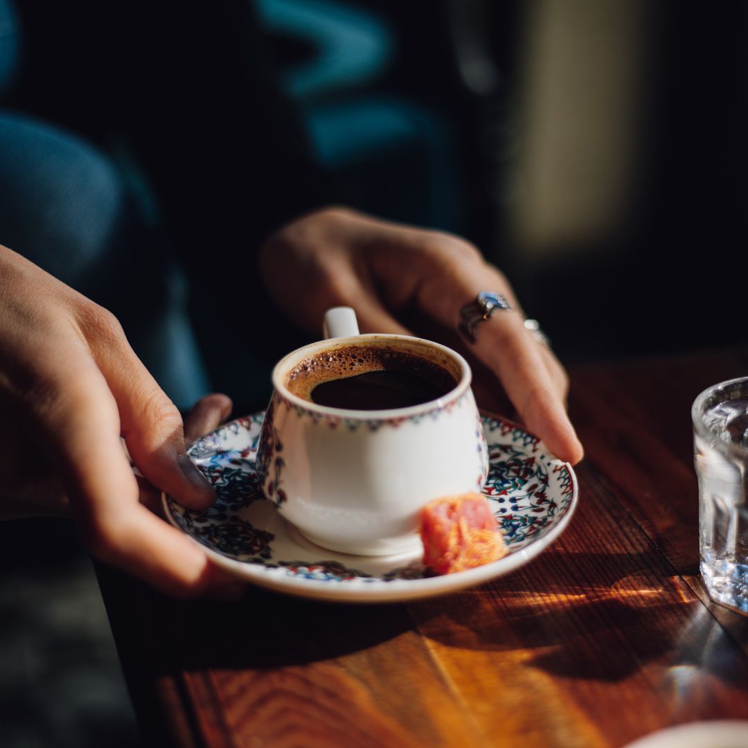 Authentic Turkish Coffee Varieties – Ottoman, Menengic, Dibek, Mastic, Cardamom & Assyrian Coffee brewed fresh in Beyoğlu, Istanbul


