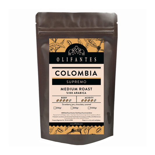 Olifantes Coffee Colombia Supremo 18SC.