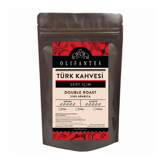 Olifantes Coffee Çifte Kavrulmuş Türk Kahvesi